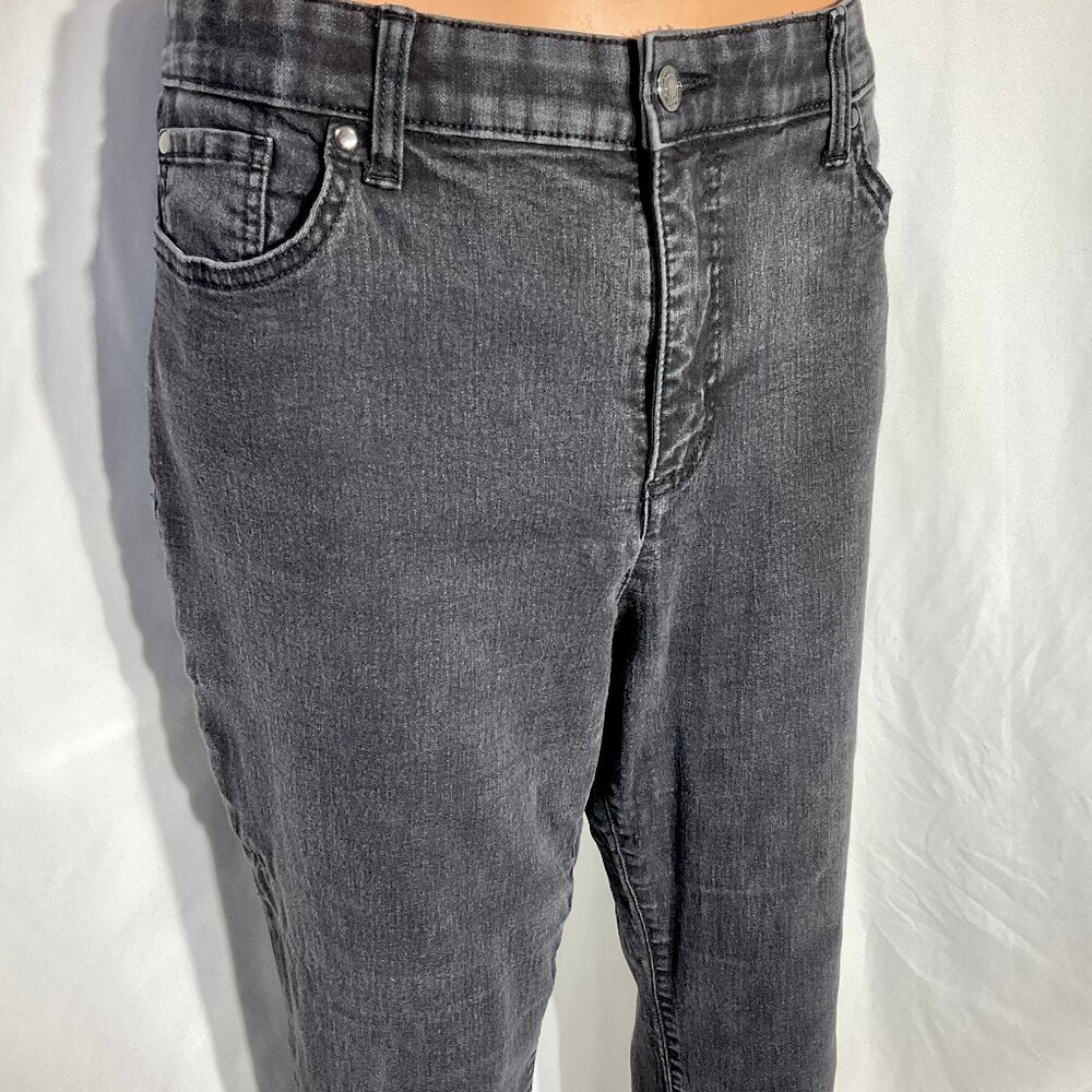 Kim Rogers 18W Curvy Black Jeans Womens Denim